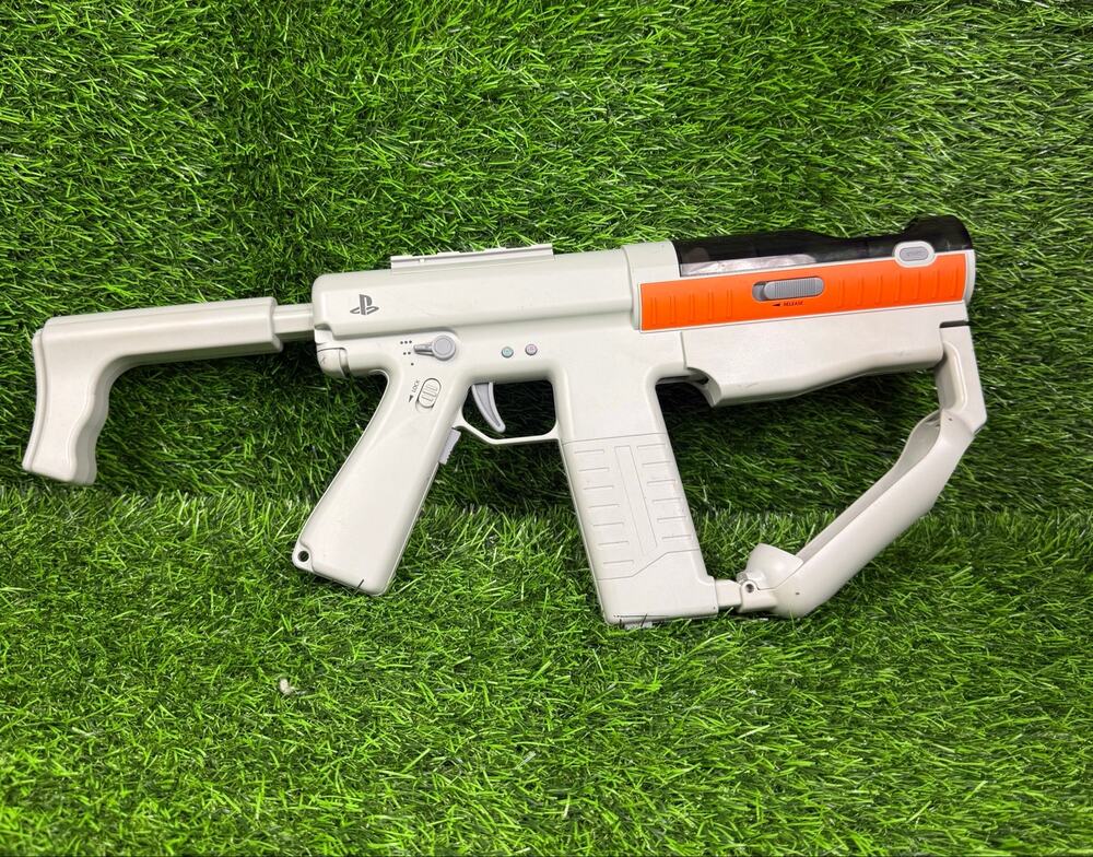 Sony PS3 PlayStation Move Sharp Shooter Gun Controller CECHYA-ZRA1 OEM Gray Used